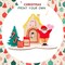 DlY Wooden Christmas Ornaments Paint Kit, Unfinished Wood Crafts Kit with Christmas Tree&Santa-Wooden Holiday Craft Set for Christmas Decorations